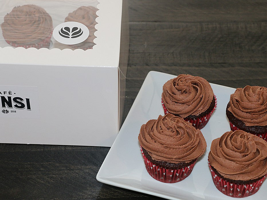 6 Chocolate Cupcakes