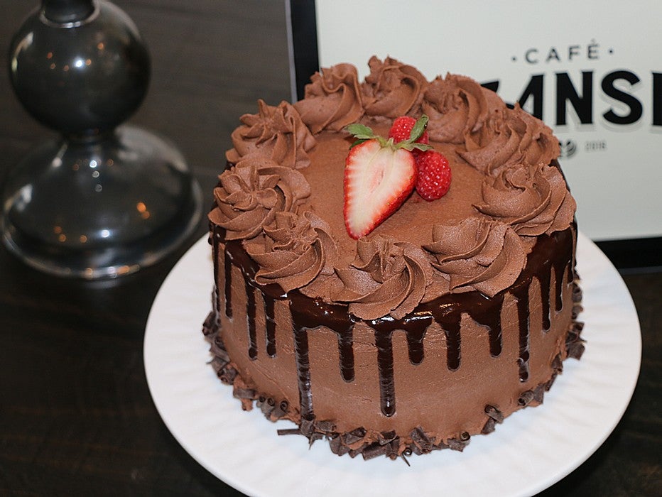 Slice of Chocolate Cake